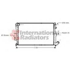 60092125 SCHLIECKMANN Радиатор, охлаждение двигател