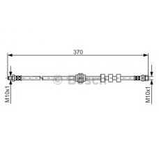 1 987 476 886 BOSCH Тормозной шланг