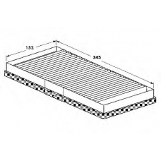 82D0325012A WEBASTO Фильтр, воздух во внутренном пространстве