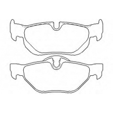 MDB2683 MINTEX Комплект тормозных колодок, дисковый тормоз