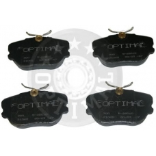 9638 OPTIMAL Комплект тормозных колодок, дисковый тормоз