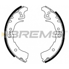 GF0957 BREMSI Комплект тормозных колодок