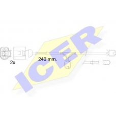 610546 E C ICER Сигнализатор, износ тормозных колодок