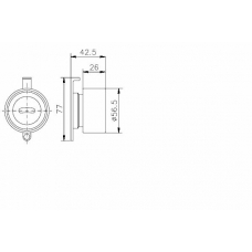 TKR 9927 TIMKEN Натяжной ролик, ремень грм