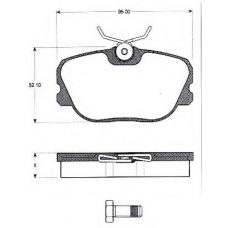 BLF484 QUINTON HAZELL Комплект тормозных колодок, дисковый тормоз