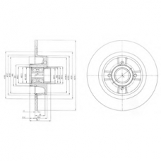 BG9029RSC DELPHI Тормозной диск