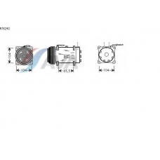RTK242 AVA Компрессор, кондиционер