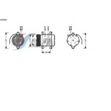 UVK069 AVA Компрессор, кондиционер