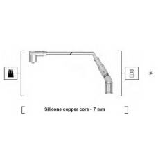941065060542 MAGNETI MARELLI Комплект проводов зажигания