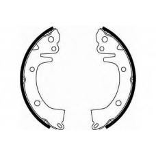 GS8068 TRW Комплект тормозных колодок