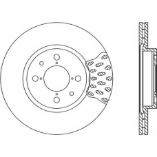 BDA1146.20 OPEN PARTS Тормозной диск