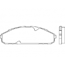 MDB1833 MINTEX Комплект тормозных колодок, дисковый тормоз