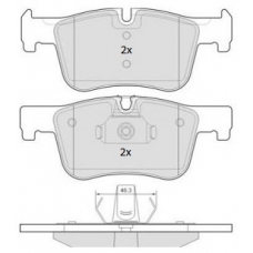 FBP-1873 FREMAX Комплект тормозных колодок, дисковый тормоз