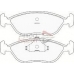 ADB0727 COMLINE Комплект тормозных колодок, дисковый тормоз
