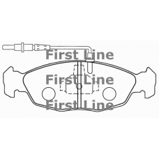 FBP1100 FIRST LINE Комплект тормозных колодок, дисковый тормоз