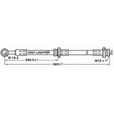 FBH7142 FIRST LINE Тормозной шланг