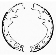 J GF-296AF JAPANPARTS Комплект тормозных колодок
