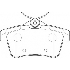 WBP24922A WAGNER LOCKHEED Комплект тормозных колодок, дисковый тормоз
