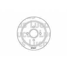 DF2647 TRW Тормозной диск