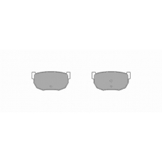 470 SIMER Комплект тормозных колодок, дисковый тормоз