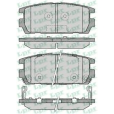 05P1290 LPR Комплект тормозных колодок, дисковый тормоз
