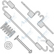 KIT791 APEC Комплектующие, тормозная колодка