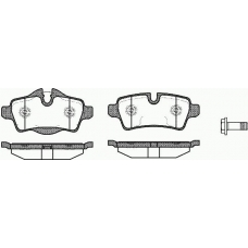 1344.00 REMSA Комплект тормозных колодок, дисковый тормоз