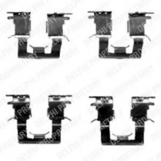 LX0388 DELPHI Комплектующие, колодки дискового тормоза