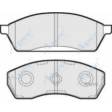 PAD919 APEC Комплект тормозных колодок, дисковый тормоз