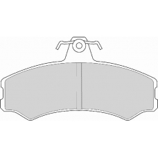 AVR107 ABEX Комплект тормозных колодок, дисковый тормоз