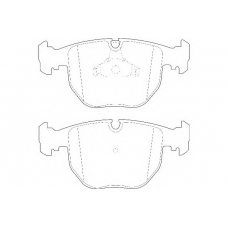 WBP21486A WAGNER LOCKHEED Комплект тормозных колодок, дисковый тормоз