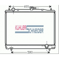 0500731 KUHLER SCHNEIDER Радиатор, охлаждение двигател