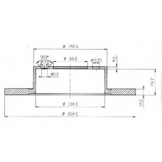 BSF3692 QUINTON HAZELL Тормозной диск