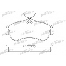 PBP604 PATRON Комплект тормозных колодок, дисковый тормоз