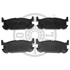 12489 OPTIMAL Комплект тормозных колодок, дисковый тормоз