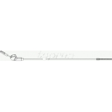 200 871 TOPRAN Трос, стояночная тормозная система