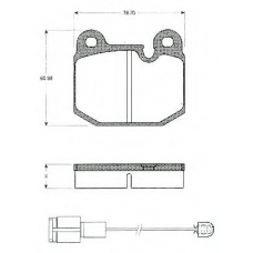 BLF220 QUINTON HAZELL Комплект тормозных колодок, дисковый тормоз