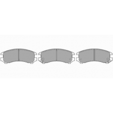 518.1 SIMER Комплект тормозных колодок, дисковый тормоз