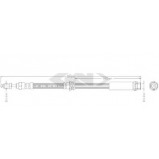 339110 SPIDAN Тормозной шланг