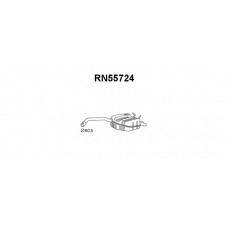 RN55724 VENEPORTE Глушитель выхлопных газов конечный