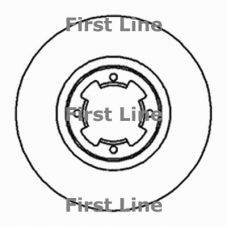 FBD020 FIRST LINE Тормозной диск