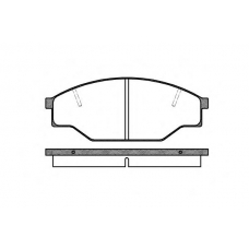 0197.10 QUINTON HAZELL Комплект тормозных колодок, дисковый тормоз