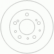 D2018 ROULUNDS Тормозной диск