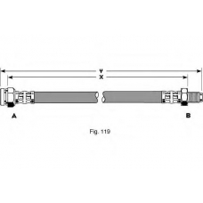 PHB302 TRW Тормозной шланг