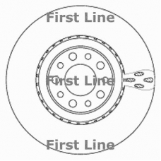 FBD1568 FIRST LINE Тормозной диск