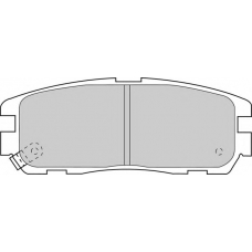DBP281017 DURON Комплект тормозных колодок, дисковый тормоз