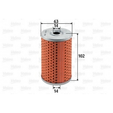 587911 VALEO Топливный фильтр