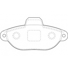 WBP21436B WAGNER LOCKHEED Комплект тормозных колодок, дисковый тормоз