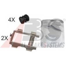 1793Q ABS Комплектующие, колодки дискового тормоза