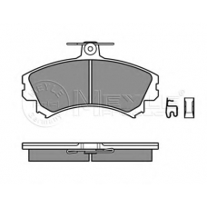 025 219 2017 MEYLE Комплект тормозных колодок, дисковый тормоз